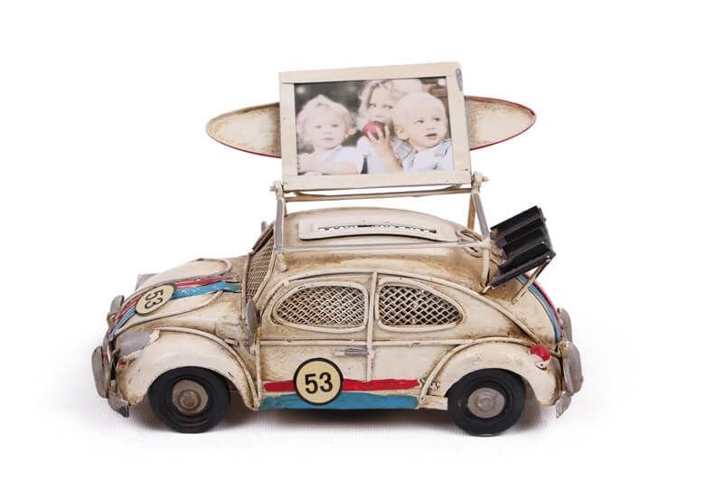 Metal Vosvos Araba Çerçeve Kumbara