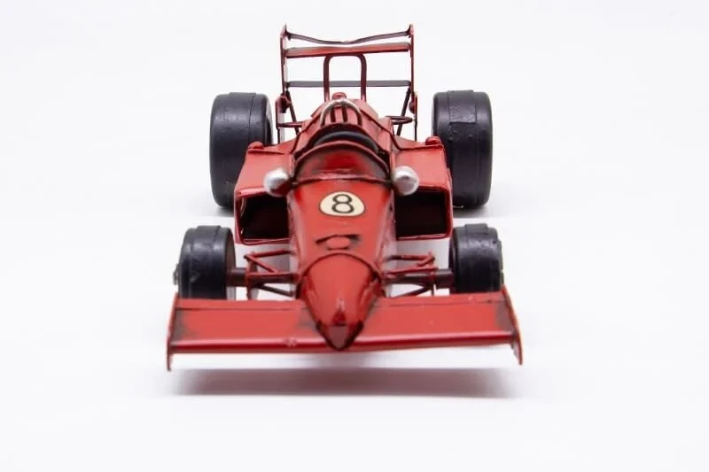 Dekoratif Metal Yarış Arabası