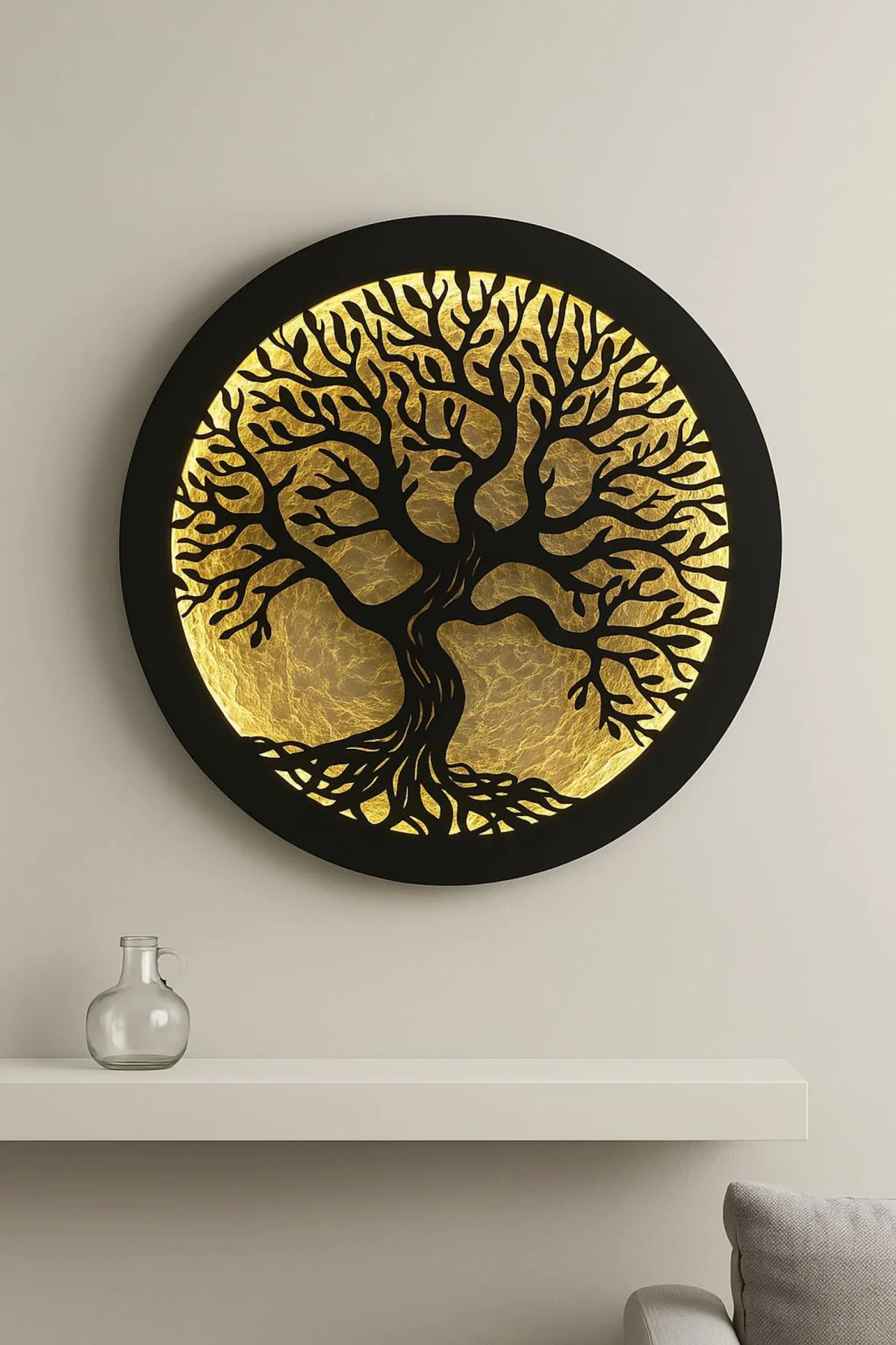 Hayat Ağacı LED Duvar Lambası